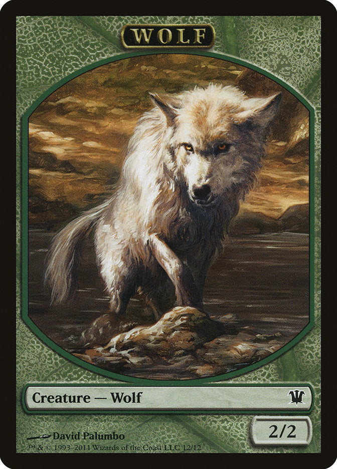 Wolf (12/12) [Innistrad Tokens] | Nerdhalla Games