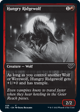 Hungry Ridgewolf [Innistrad: Double Feature] | Nerdhalla Games