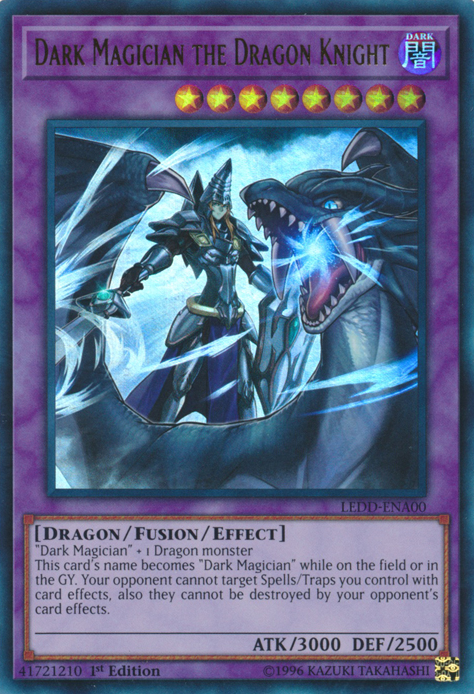 Dark Magician the Dragon Knight [LEDD-ENA00] Ultra Rare | Nerdhalla Games