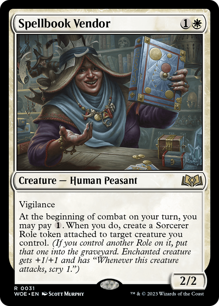 Spellbook Vendor [Wilds of Eldraine] | Nerdhalla Games