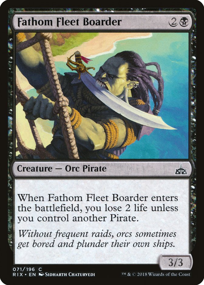 Fathom Fleet Boarder [Rivals of Ixalan] | Nerdhalla Games