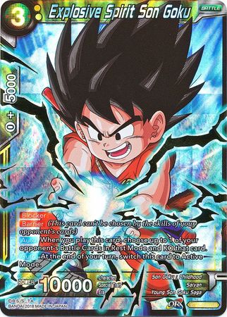 Explosive Spirit Son Goku [BT3-088] | Nerdhalla Games