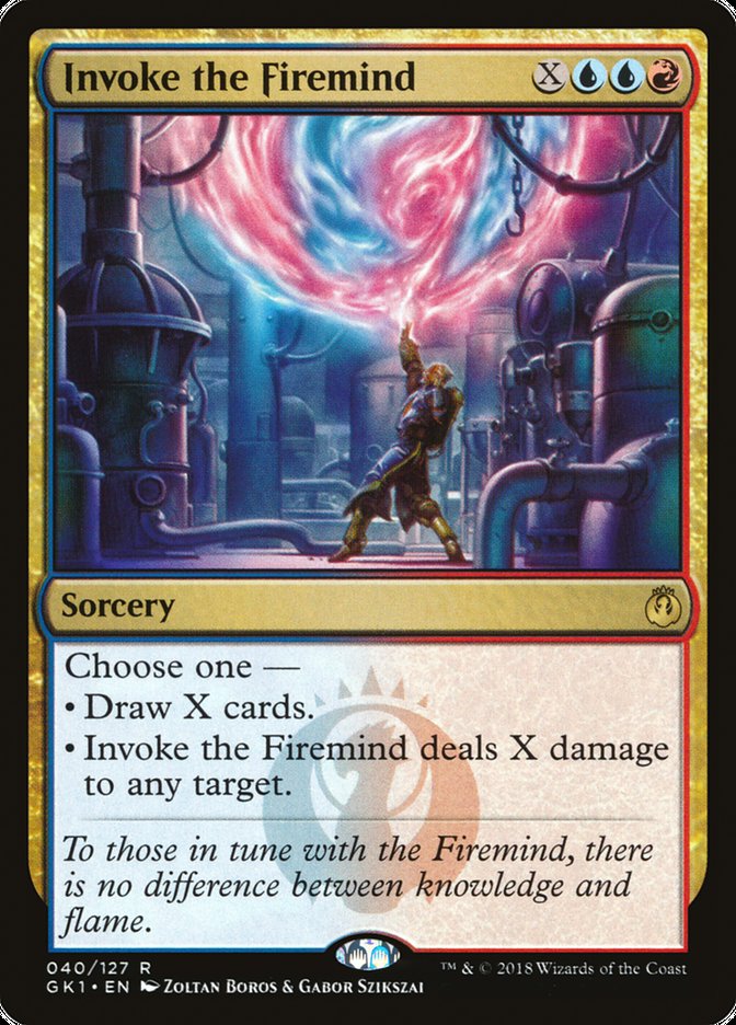 Invoke the Firemind [Guilds of Ravnica Guild Kit] | Nerdhalla Games