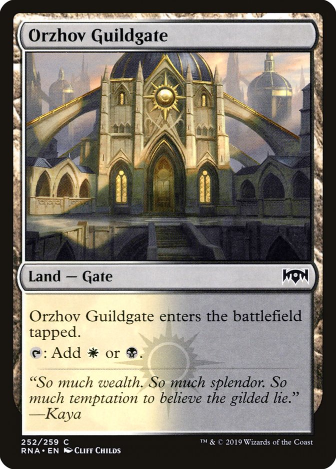 Orzhov Guildgate (252/259) [Ravnica Allegiance] | Nerdhalla Games