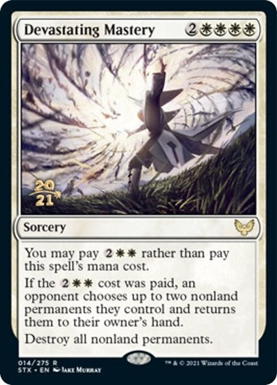 Devastating Mastery [Strixhaven: School of Mages Prerelease Promos] | Nerdhalla Games