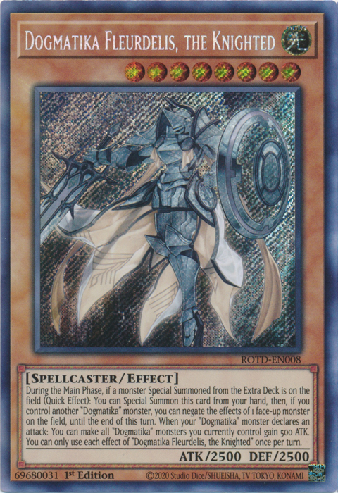 Dogmatika Fleurdelis, the Knighted [ROTD-EN008] Secret Rare | Nerdhalla Games