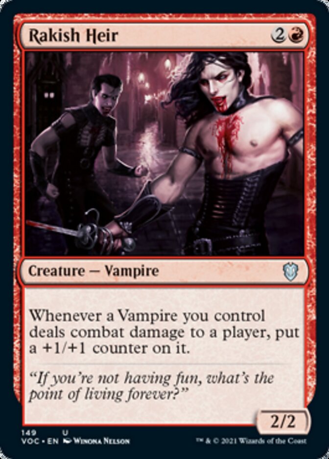 Rakish Heir [Innistrad: Crimson Vow Commander] | Nerdhalla Games