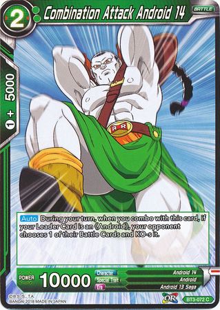 Combination Attack Android 14 [BT3-072] | Nerdhalla Games