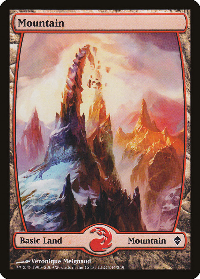 Mountain (244) [Zendikar] | Nerdhalla Games