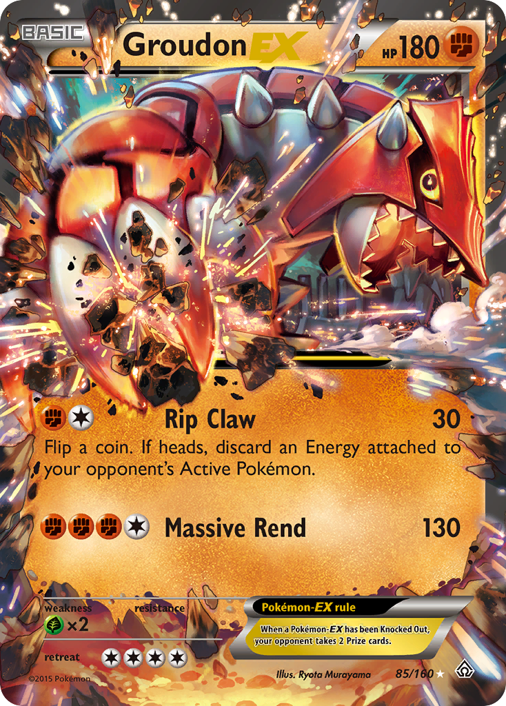 Groudon EX (85/160) [XY: Primal Clash] | Nerdhalla Games