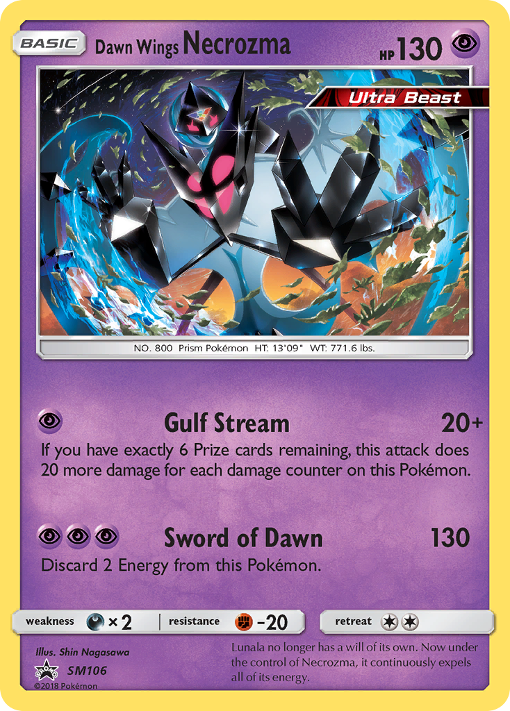 Dawn Wings Necrozma (SM106) [Sun & Moon: Black Star Promos] | Nerdhalla Games