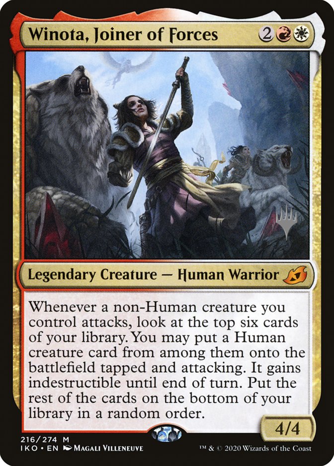 Winota, Joiner of Forces (Promo Pack) [Ikoria: Lair of Behemoths Promos] | Nerdhalla Games