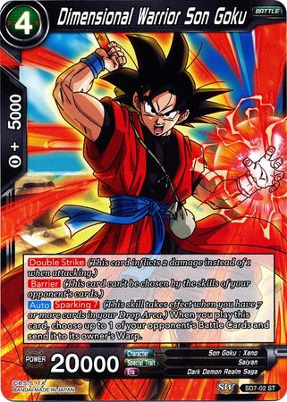 Dimensional Warrior Son Goku (Starter Deck - Shenron's Advent) (SD7-02) [Miraculous Revival] | Nerdhalla Games