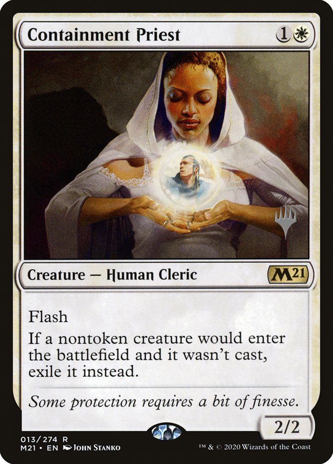 Containment Priest (Promo Pack) [Core Set 2021 Promos] | Nerdhalla Games