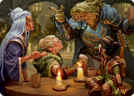 You Meet in a Tavern Art Card [Dungeons & Dragons: Adventures in the Forgotten Realms Art Series] | Nerdhalla Games