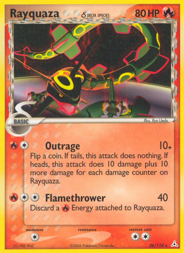 Rayquaza (26/110) (Delta Species) [EX: Holon Phantoms] | Nerdhalla Games