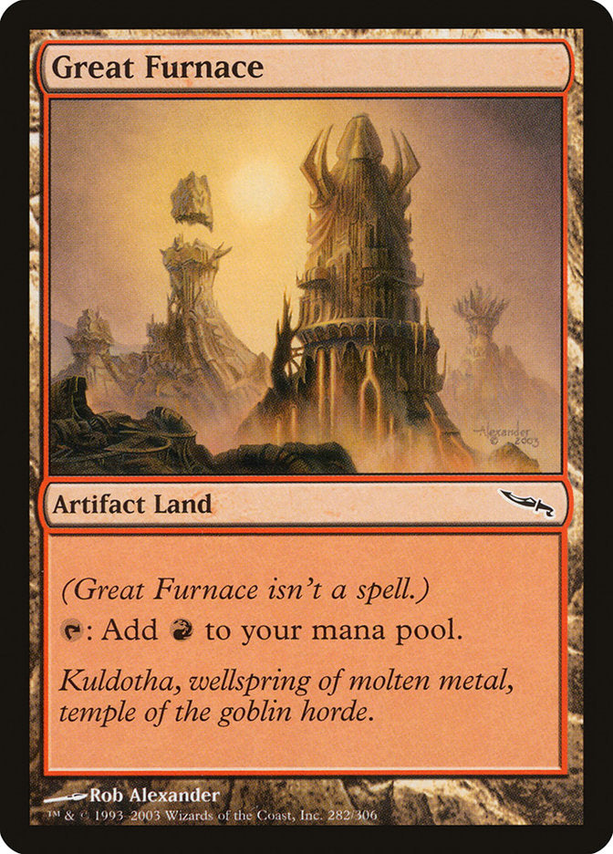 Great Furnace [Mirrodin] | Nerdhalla Games