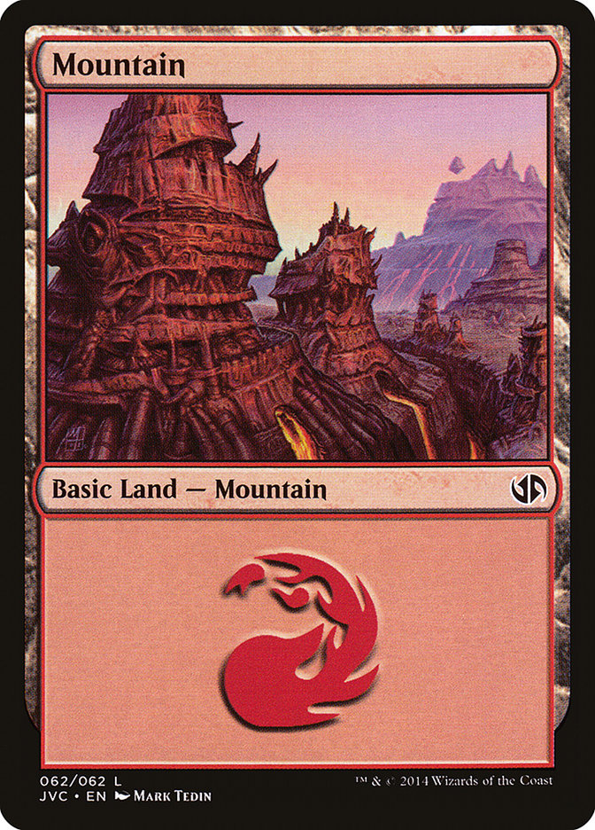 Mountain (62) [Duel Decks Anthology] | Nerdhalla Games