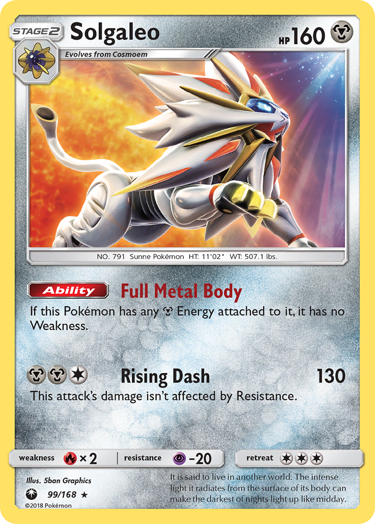 Solgaleo (99/168) [Sun & Moon: Celestial Storm] | Nerdhalla Games