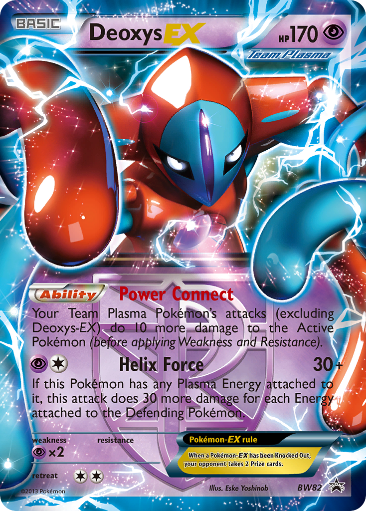 Deoxys EX (BW82) [Black & White: Black Star Promos] | Nerdhalla Games