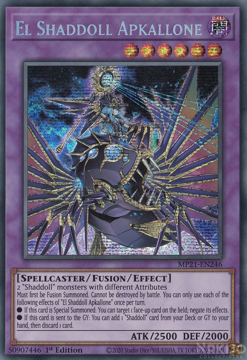 El Shaddoll Apkallone [MP21-EN246] Prismatic Secret Rare | Nerdhalla Games