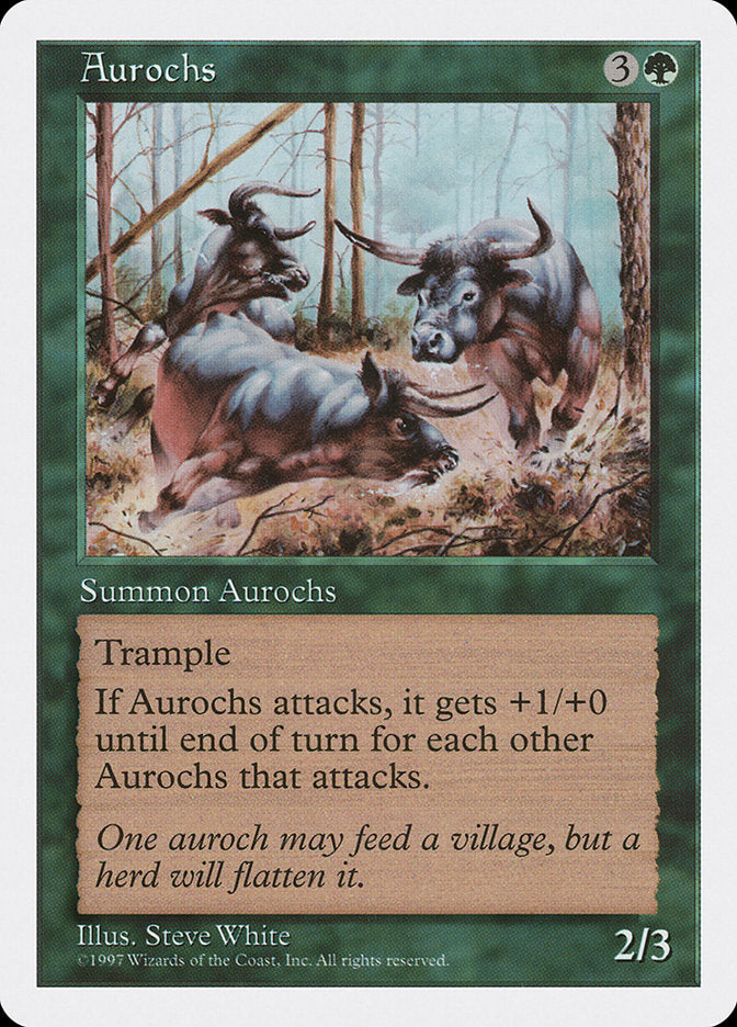 Aurochs [Fifth Edition] | Nerdhalla Games