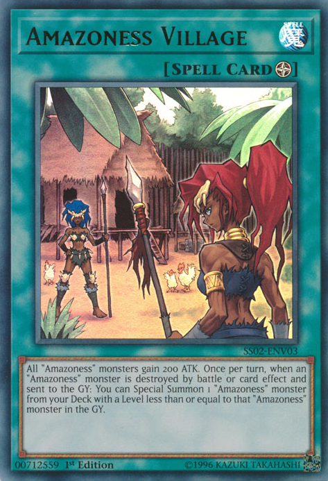 Amazoness Village [SS02-ENV03] Ultra Rare | Nerdhalla Games