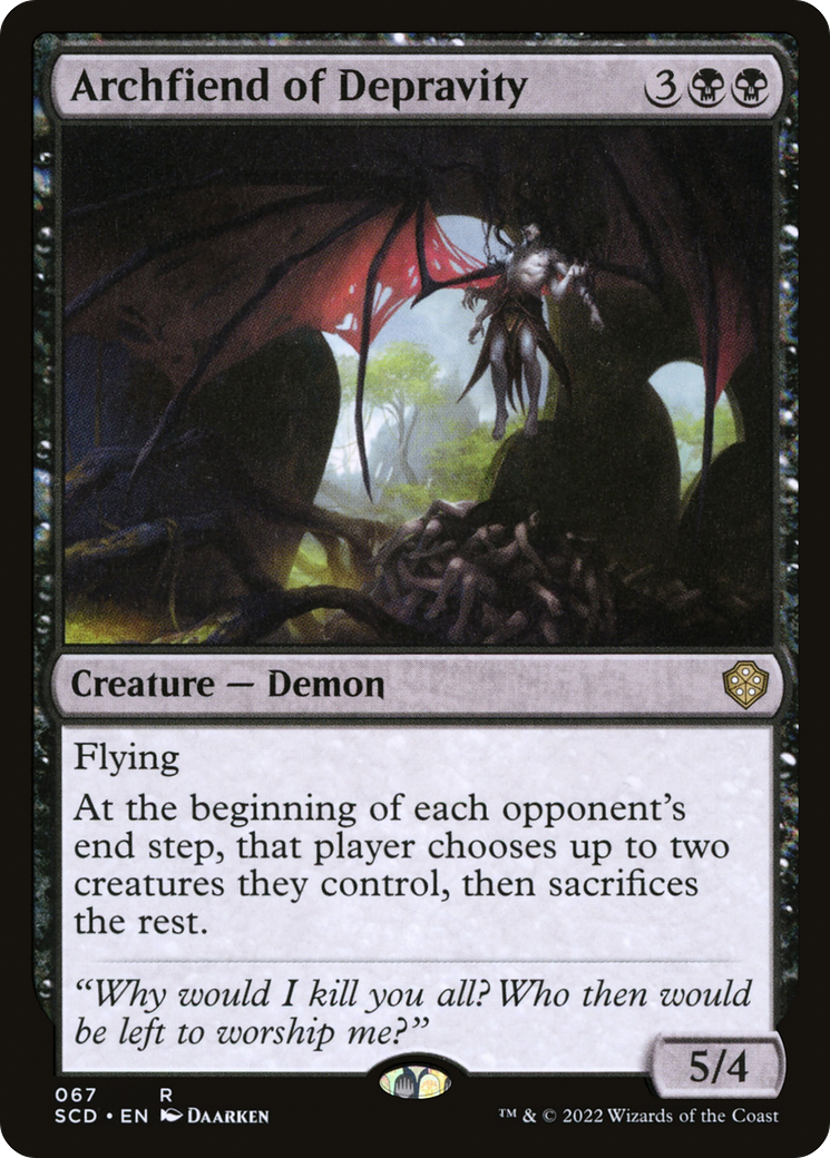 Archfiend of Depravity [Starter Commander Decks] | Nerdhalla Games