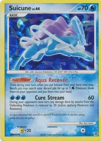 Suicune (19/132) (Cracked Ice Holo) [Diamond & Pearl: Secret Wonders] | Nerdhalla Games