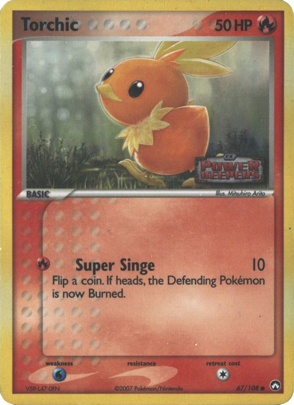 Torchic (67/108) (Stamped) [EX: Power Keepers] | Nerdhalla Games