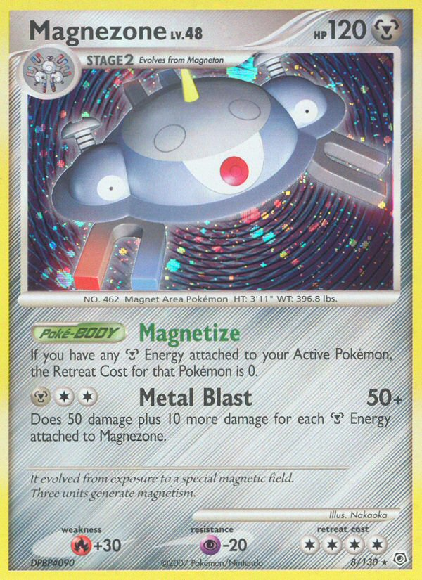 Magnezone (8/130) [Diamond & Pearl: Base Set] | Nerdhalla Games