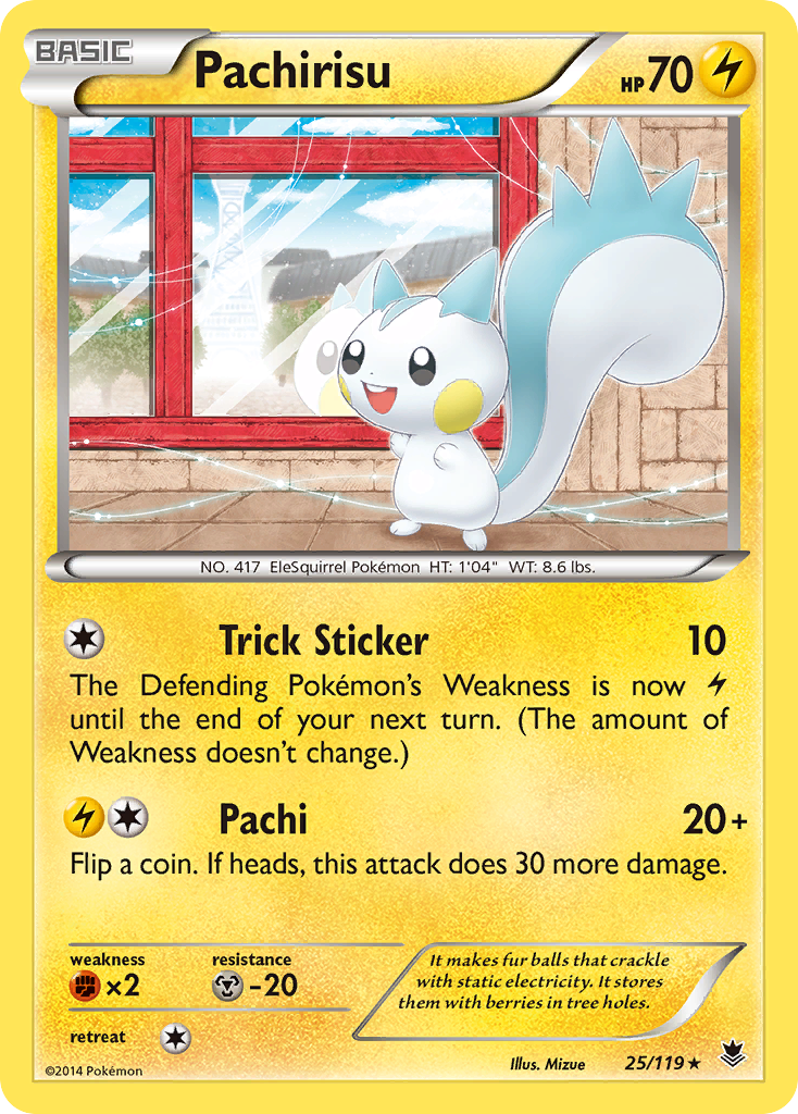 Pachirisu (25/119) [XY: Phantom Forces] | Nerdhalla Games