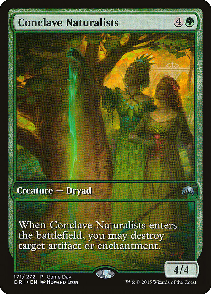 Conclave Naturalists (Game Day) [Magic Origins Promos] | Nerdhalla Games