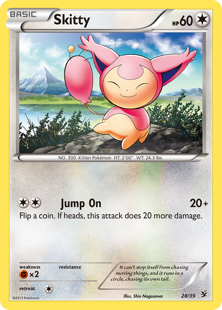 Skitty (28/39) [XY: Kalos Starter Set] | Nerdhalla Games