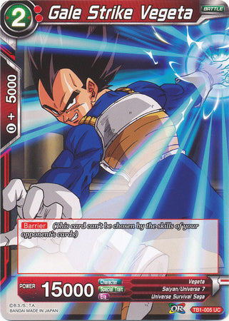 Gale Strike Vegeta [TB1-005] | Nerdhalla Games