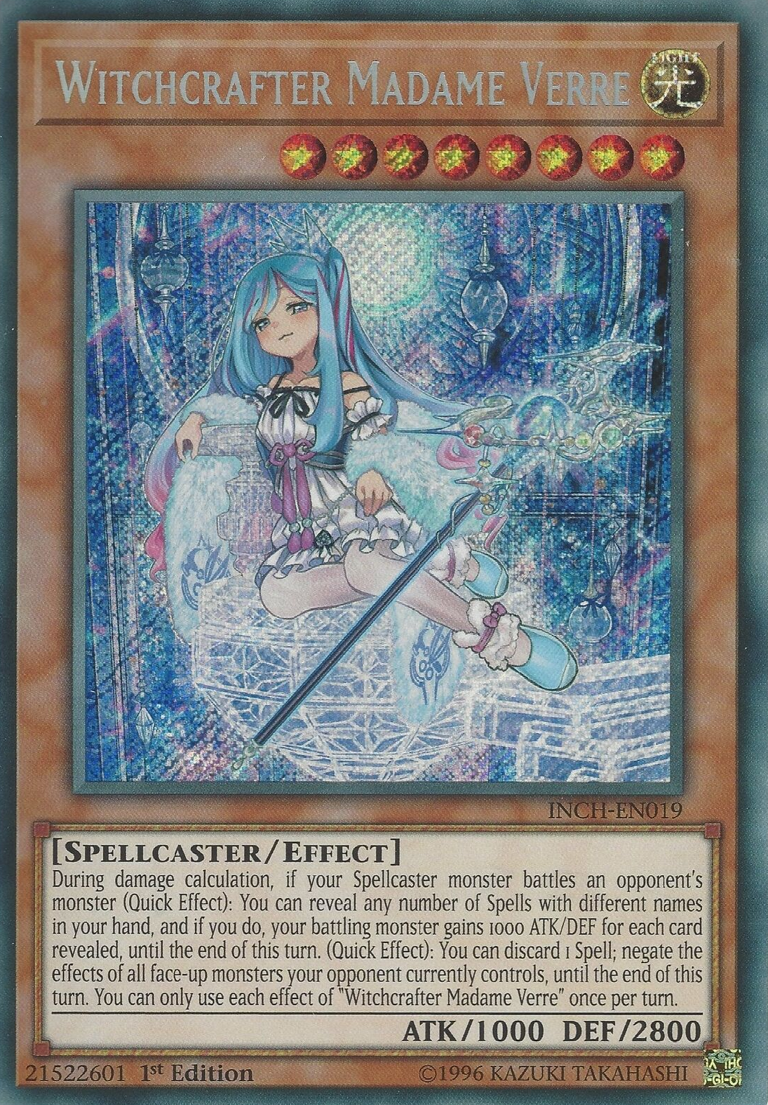 Witchcrafter Madame Verre [INCH-EN019] Secret Rare | Nerdhalla Games