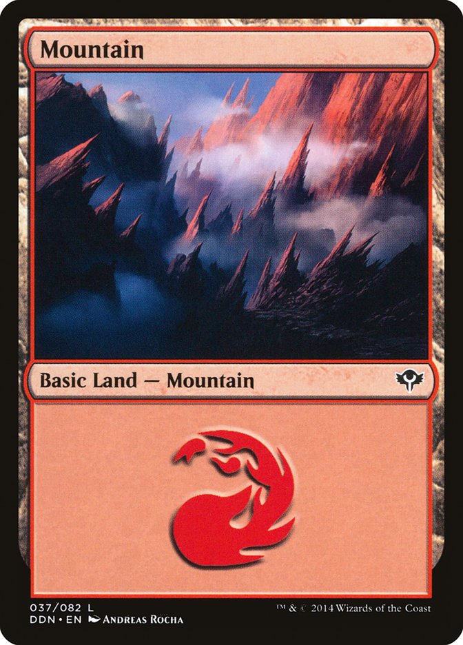 Mountain (37) [Duel Decks: Speed vs. Cunning] | Nerdhalla Games