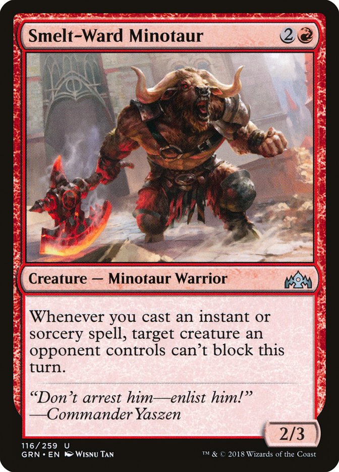 Smelt-Ward Minotaur [Guilds of Ravnica] | Nerdhalla Games