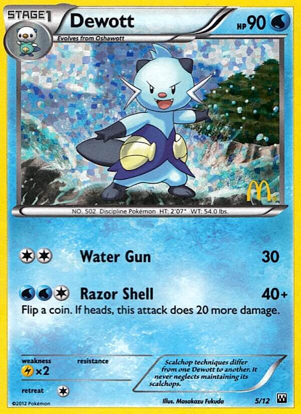 Dewott (5/12) [McDonald's Promos: 2012 Collection] | Nerdhalla Games