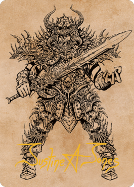 Sarevok, Deathbringer Art Card (Gold-Stamped Signature) [Commander Legends: Battle for Baldur's Gate Art Series] | Nerdhalla Games