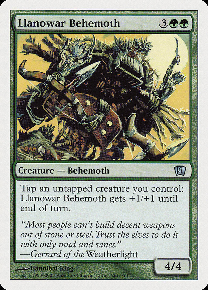 Llanowar Behemoth [Eighth Edition] | Nerdhalla Games