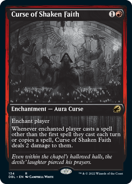 Curse of Shaken Faith [Innistrad: Double Feature] | Nerdhalla Games