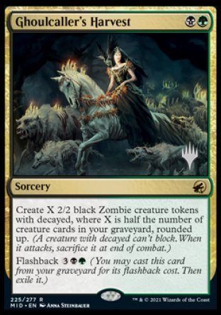 Ghoulcaller's Harvest (Promo Pack) [Innistrad: Midnight Hunt Promos] | Nerdhalla Games