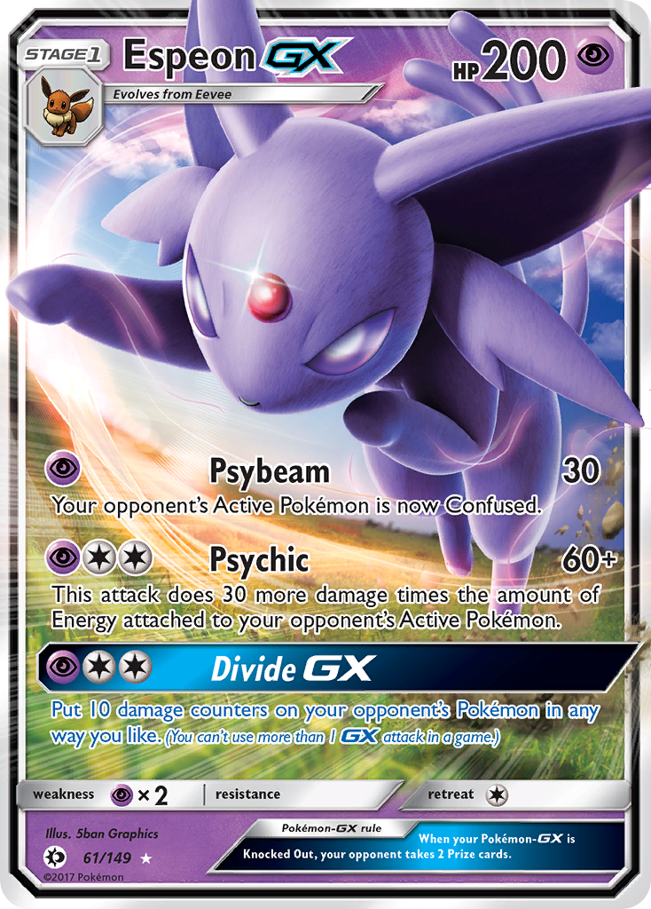 Espeon GX (61/149) [Sun & Moon: Base Set] | Nerdhalla Games