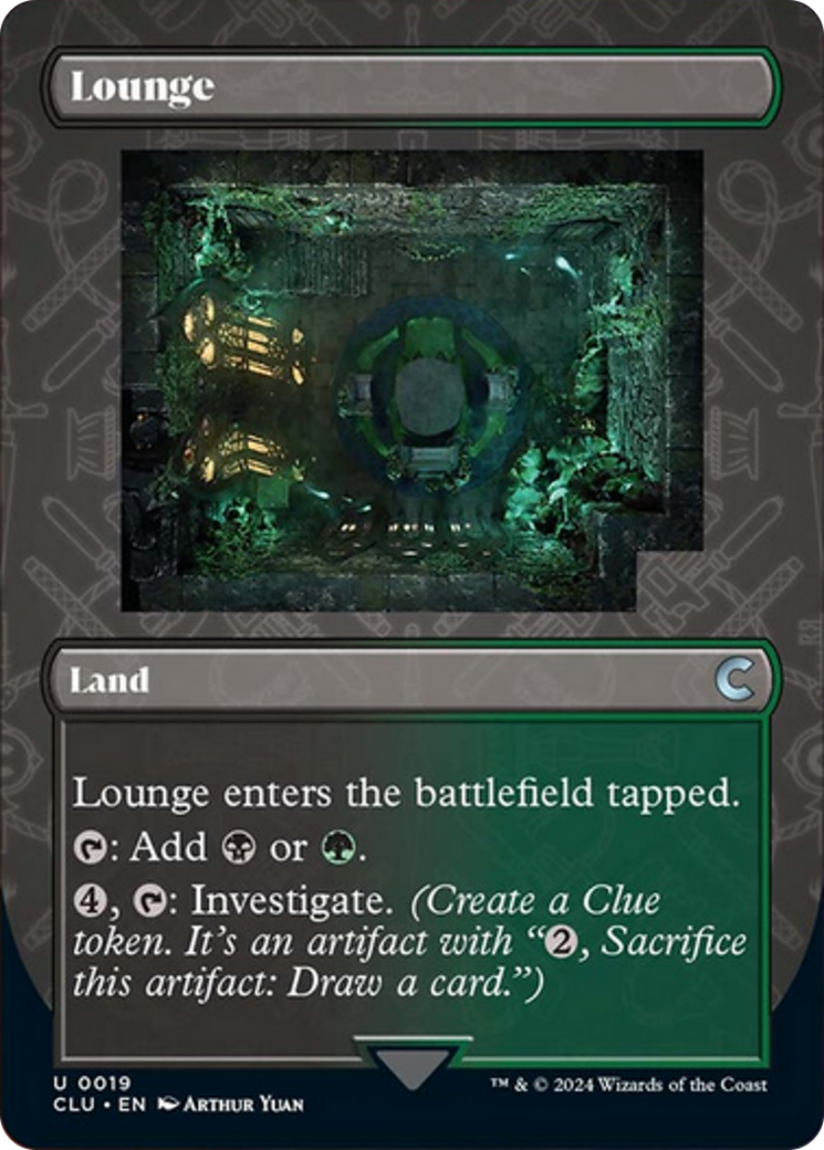 Lounge (Borderless) [Ravnica: Clue Edition] | Nerdhalla Games