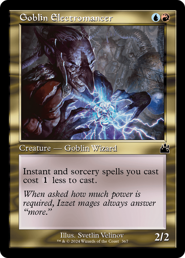 Goblin Electromancer (Retro Frame) [Ravnica Remastered] | Nerdhalla Games