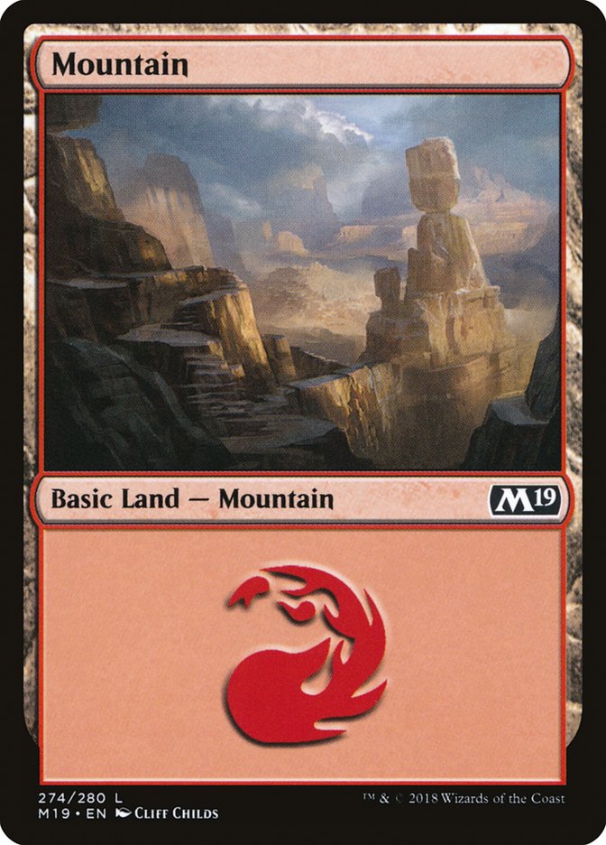 Mountain (274) [Core Set 2019] | Nerdhalla Games