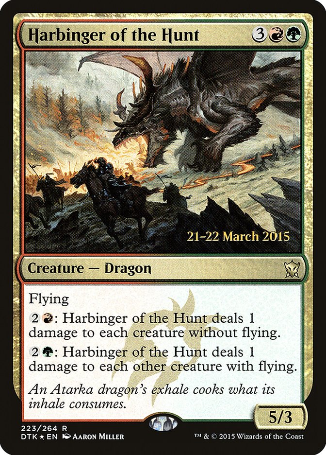 Harbinger of the Hunt  [Dragons of Tarkir Prerelease Promos] | Nerdhalla Games