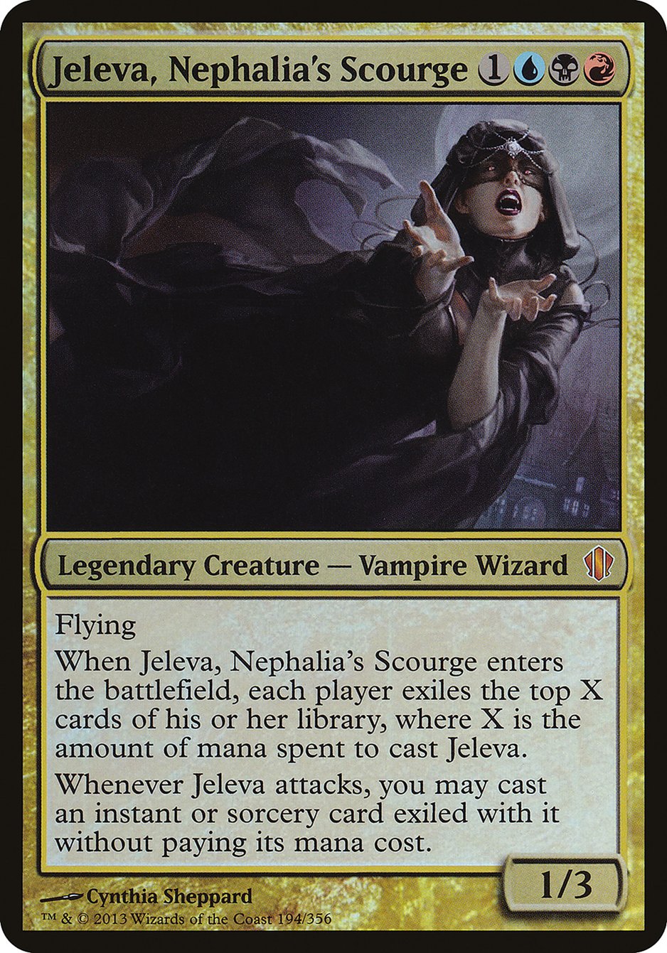 Jeleva, Nephalia's Scourge (Oversized) [Commander 2013 Oversized] | Nerdhalla Games