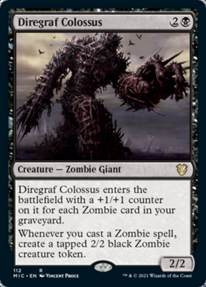 Diregraf Colossus [Innistrad: Midnight Hunt Commander] | Nerdhalla Games